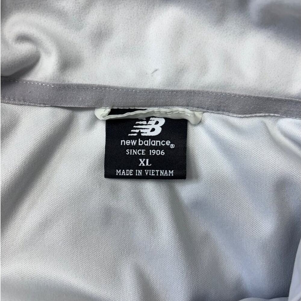 New Balance Mens Quarter-Zip Active Athletic Pullover Jacket Light Gray XL - Picture 5 of 9
